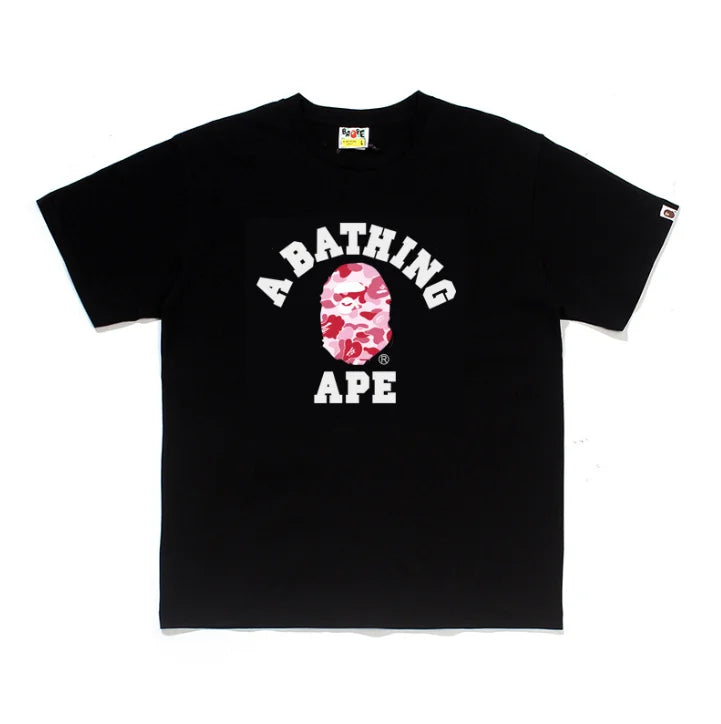 2026 1:1 High Version Letter Printing Bathing Ape Shirt Fashion Designer Hot Sell T-Shirt Men Printed Bapees Trendy T Shirt
