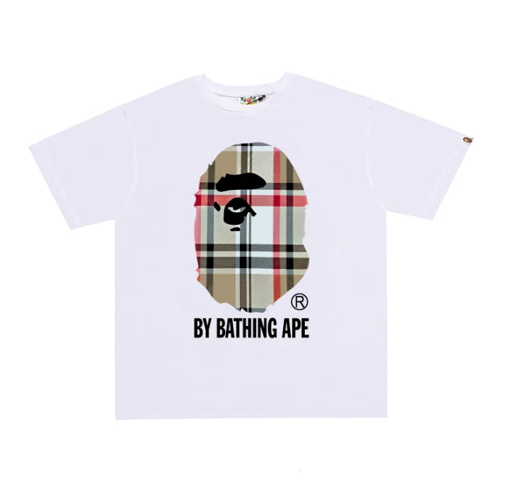 2026 1:1 High Version Letter Printing Bathing Ape Shirt Fashion Designer Hot Sell T-Shirt Men Printed Bapees Trendy T Shirt