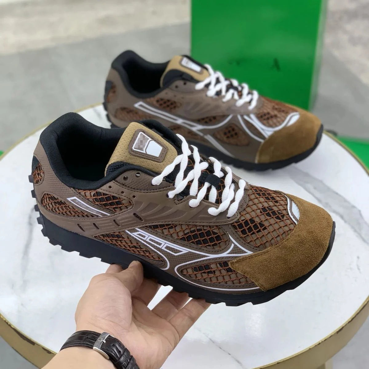 Luxury Designer BV Shoes Casual Training Sneakers for Men and Women Bottegas High Quality Leather Running Venetas Orbit Shoes