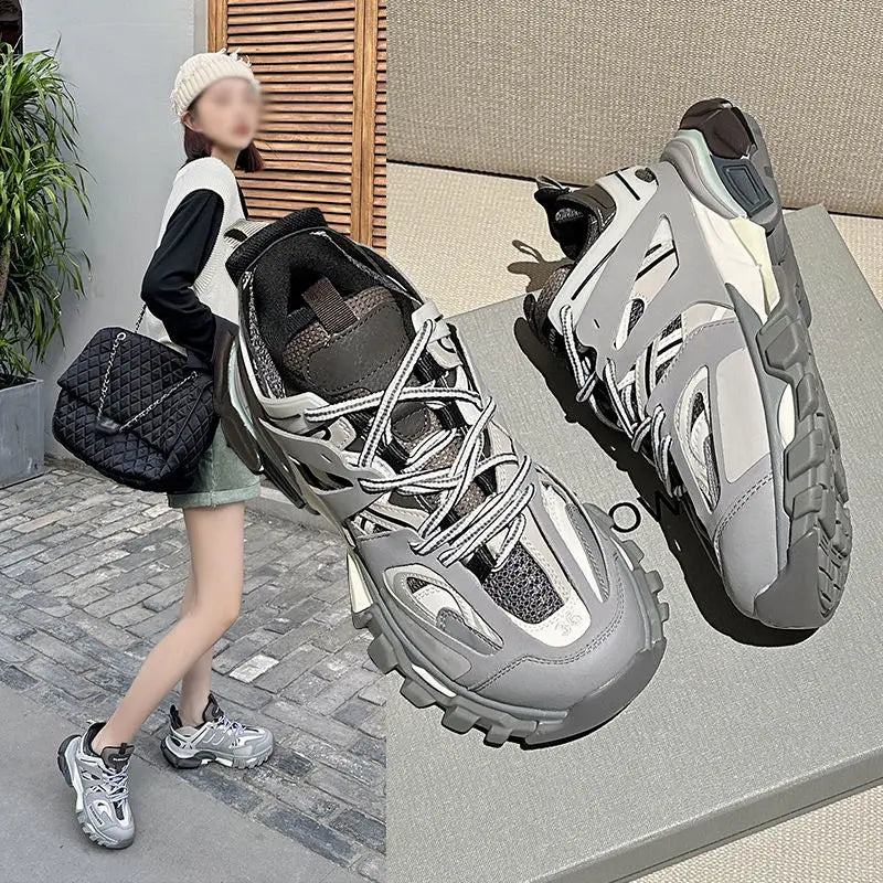 Wholesale Custom Logo Thick Casual Trade Men's Sports Shoes Women's Fashion Shoes