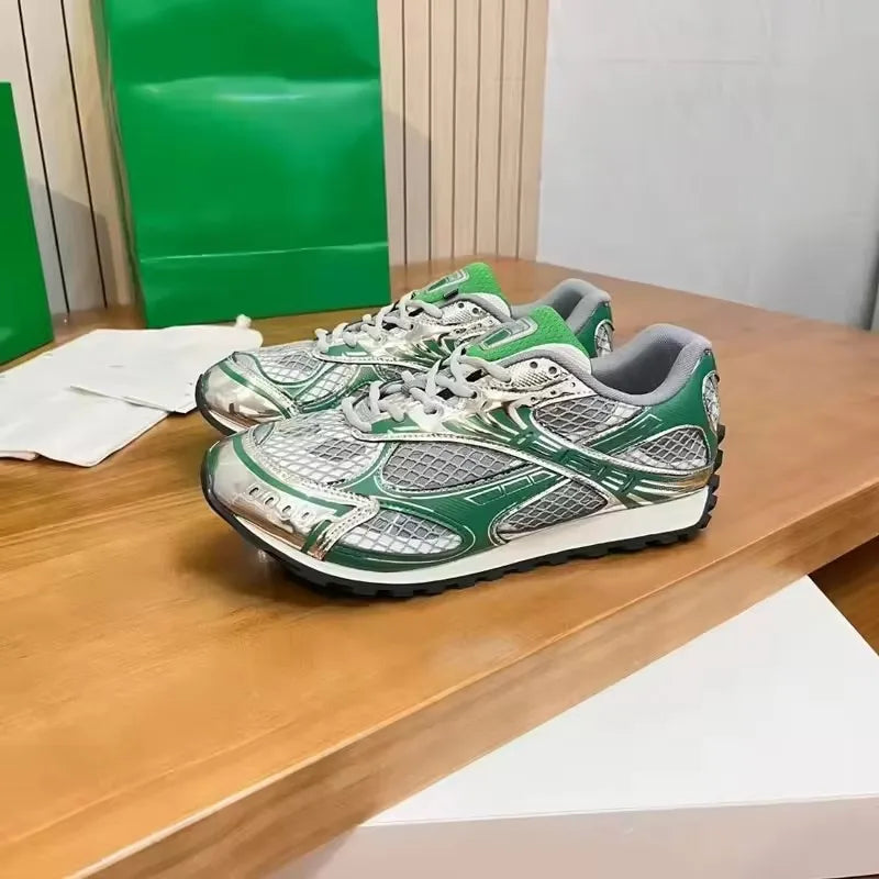 Luxury Designer BV Shoes Casual Training Sneakers for Men and Women Bottegas High Quality Leather Running Venetas Orbit Shoes