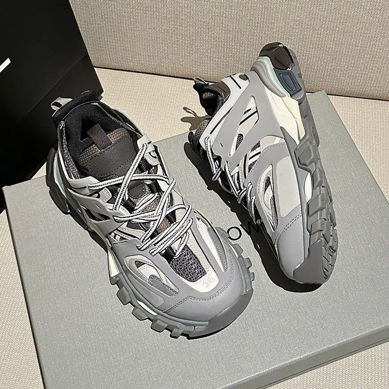 Wholesale Custom Logo Thick Casual Trade Men's Sports Shoes Women's Fashion Shoes