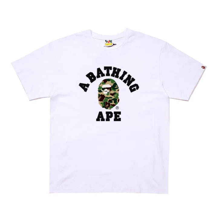 2026 1:1 High Version Letter Printing Bathing Ape Shirt Fashion Designer Hot Sell T-Shirt Men Printed Bapees Trendy T Shirt