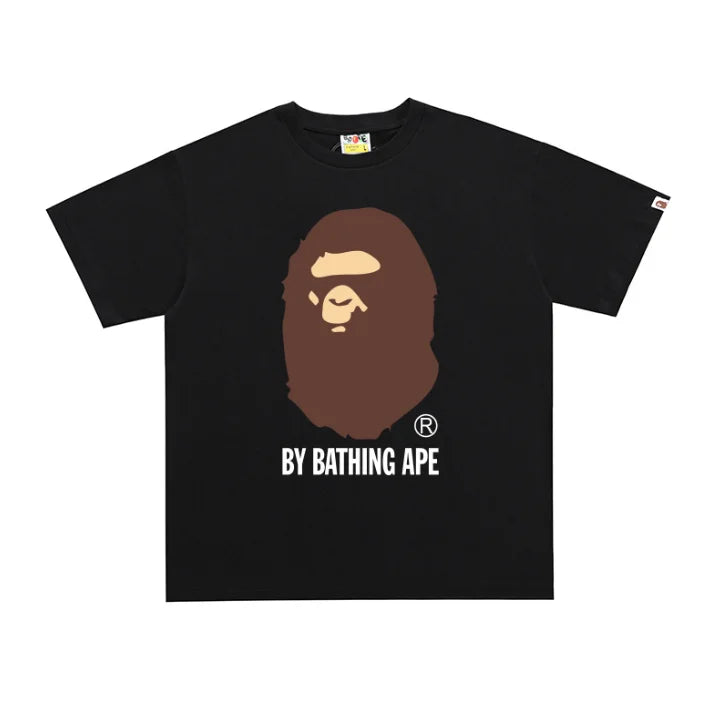 2026 1:1 High Version Letter Printing Bathing Ape Shirt Fashion Designer Hot Sell T-Shirt Men Printed Bapees Trendy T Shirt