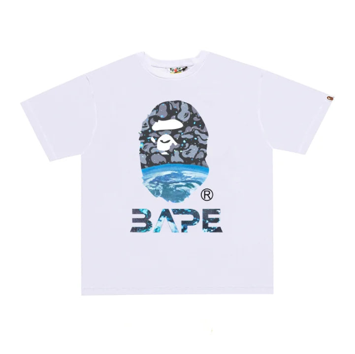 2026 1:1 High Version Letter Printing Bathing Ape Shirt Fashion Designer Hot Sell T-Shirt Men Printed Bapees Trendy T Shirt