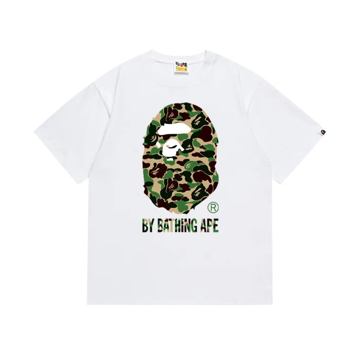 2026 1:1 High Version Letter Printing Bathing Ape Shirt Fashion Designer Hot Sell T-Shirt Men Printed Bapees Trendy T Shirt