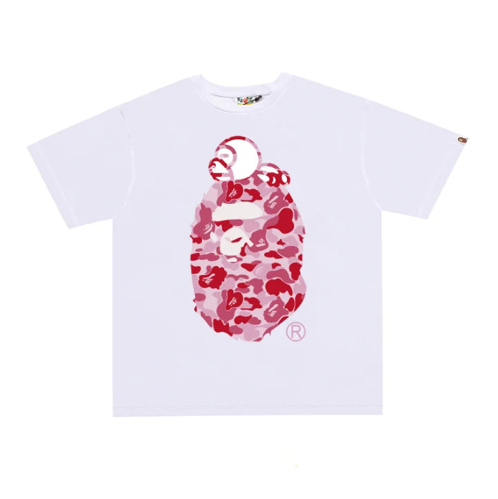 2026 1:1 High Version Letter Printing Bathing Ape Shirt Fashion Designer Hot Sell T-Shirt Men Printed Bapees Trendy T Shirt