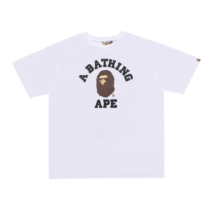 2026 1:1 High Version Letter Printing Bathing Ape Shirt Fashion Designer Hot Sell T-Shirt Men Printed Bapees Trendy T Shirt