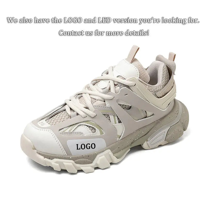 Wholesale Custom Logo Thick Casual Trade Men's Sports Shoes Women's Fashion Shoes