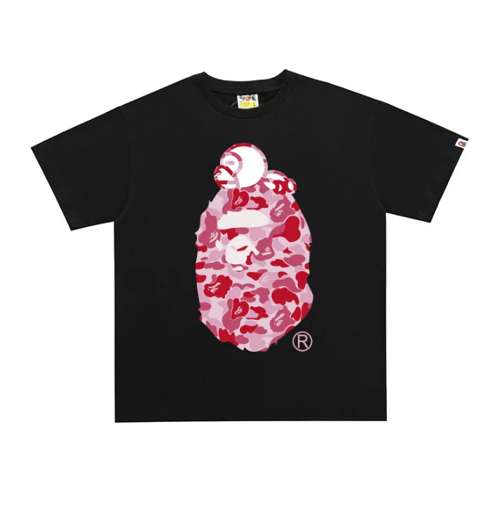 2026 1:1 High Version Letter Printing Bathing Ape Shirt Fashion Designer Hot Sell T-Shirt Men Printed Bapees Trendy T Shirt