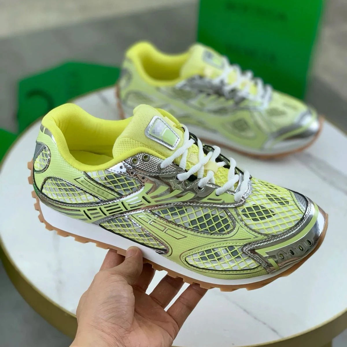 Luxury Designer BV Shoes Casual Training Sneakers for Men and Women Bottegas High Quality Leather Running Venetas Orbit Shoes