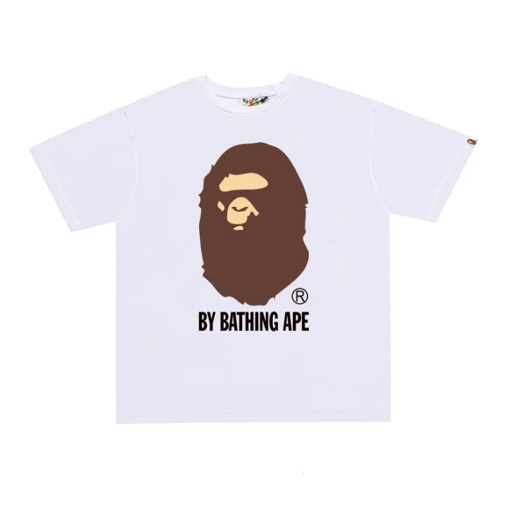 2026 1:1 High Version Letter Printing Bathing Ape Shirt Fashion Designer Hot Sell T-Shirt Men Printed Bapees Trendy T Shirt