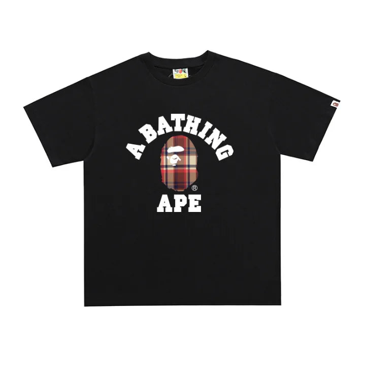 2026 1:1 High Version Letter Printing Bathing Ape Shirt Fashion Designer Hot Sell T-Shirt Men Printed Bapees Trendy T Shirt