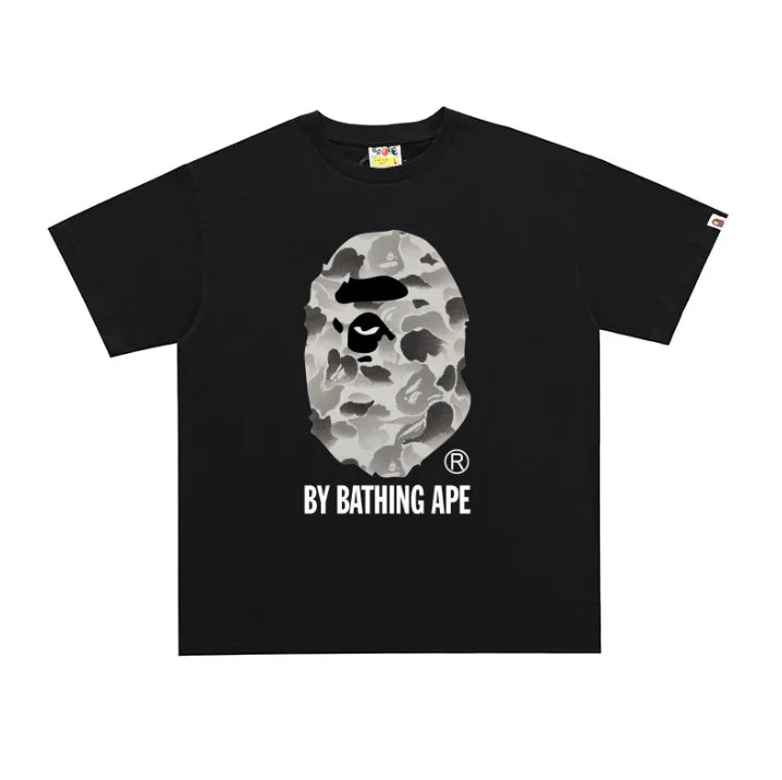 2026 1:1 High Version Letter Printing Bathing Ape Shirt Fashion Designer Hot Sell T-Shirt Men Printed Bapees Trendy T Shirt