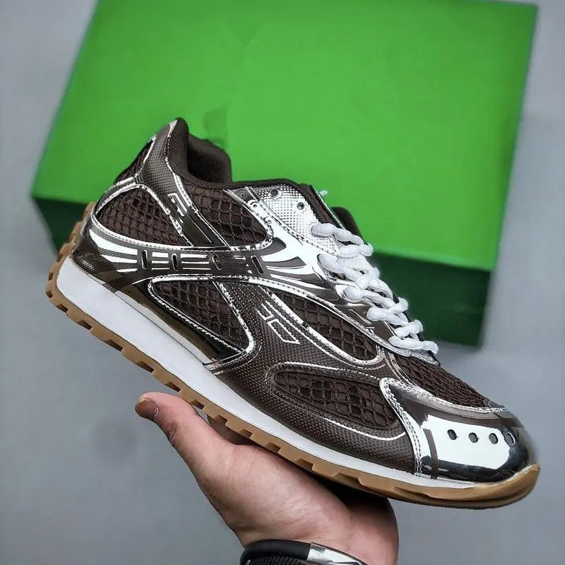 Luxury Designer BV Shoes Casual Training Sneakers for Men and Women Bottegas High Quality Leather Running Venetas Orbit Shoes