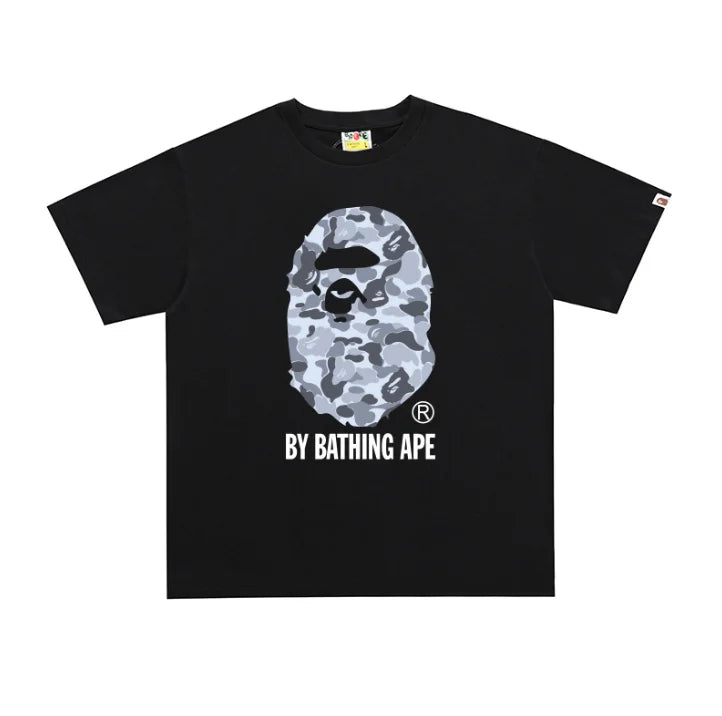 2026 1:1 High Version Letter Printing Bathing Ape Shirt Fashion Designer Hot Sell T-Shirt Men Printed Bapees Trendy T Shirt