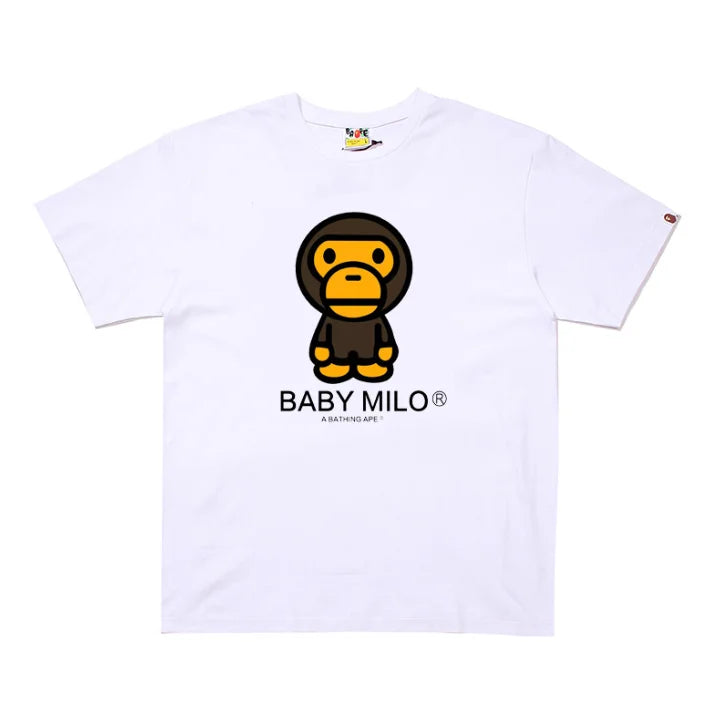 2026 1:1 High Version Letter Printing Bathing Ape Shirt Fashion Designer Hot Sell T-Shirt Men Printed Bapees Trendy T Shirt