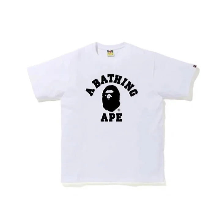 2026 1:1 High Version Letter Printing Bathing Ape Shirt Fashion Designer Hot Sell T-Shirt Men Printed Bapees Trendy T Shirt