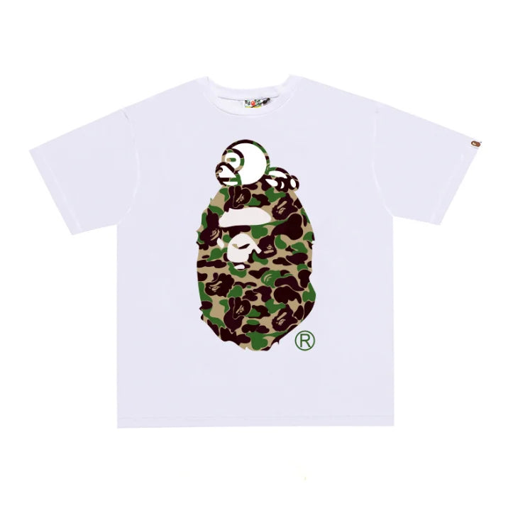 2026 1:1 High Version Letter Printing Bathing Ape Shirt Fashion Designer Hot Sell T-Shirt Men Printed Bapees Trendy T Shirt