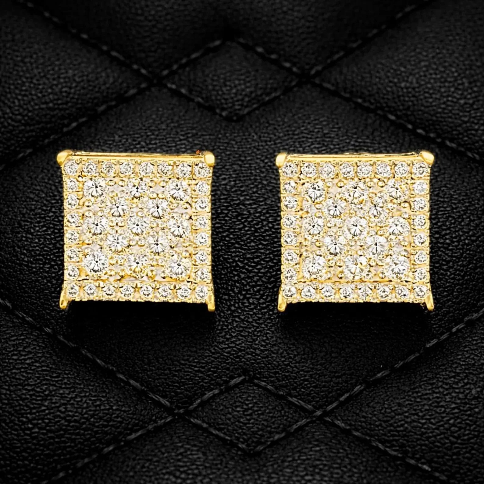 2026 New Hip Hop Jewelry Men's Brilliant Cut IGI Certified Moissanite Earrings Pass Diamond Tester Solid 925 Silver Earrings